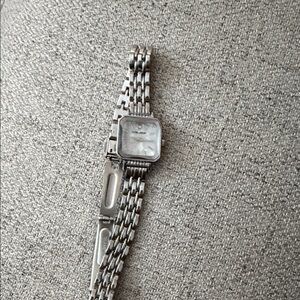 Laura Ashley Silver Tone Square Face Bracelet Watch